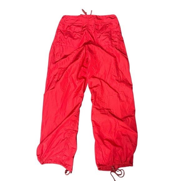 Edikted red parachute pants Size XS/Small - Picture 3 of 5